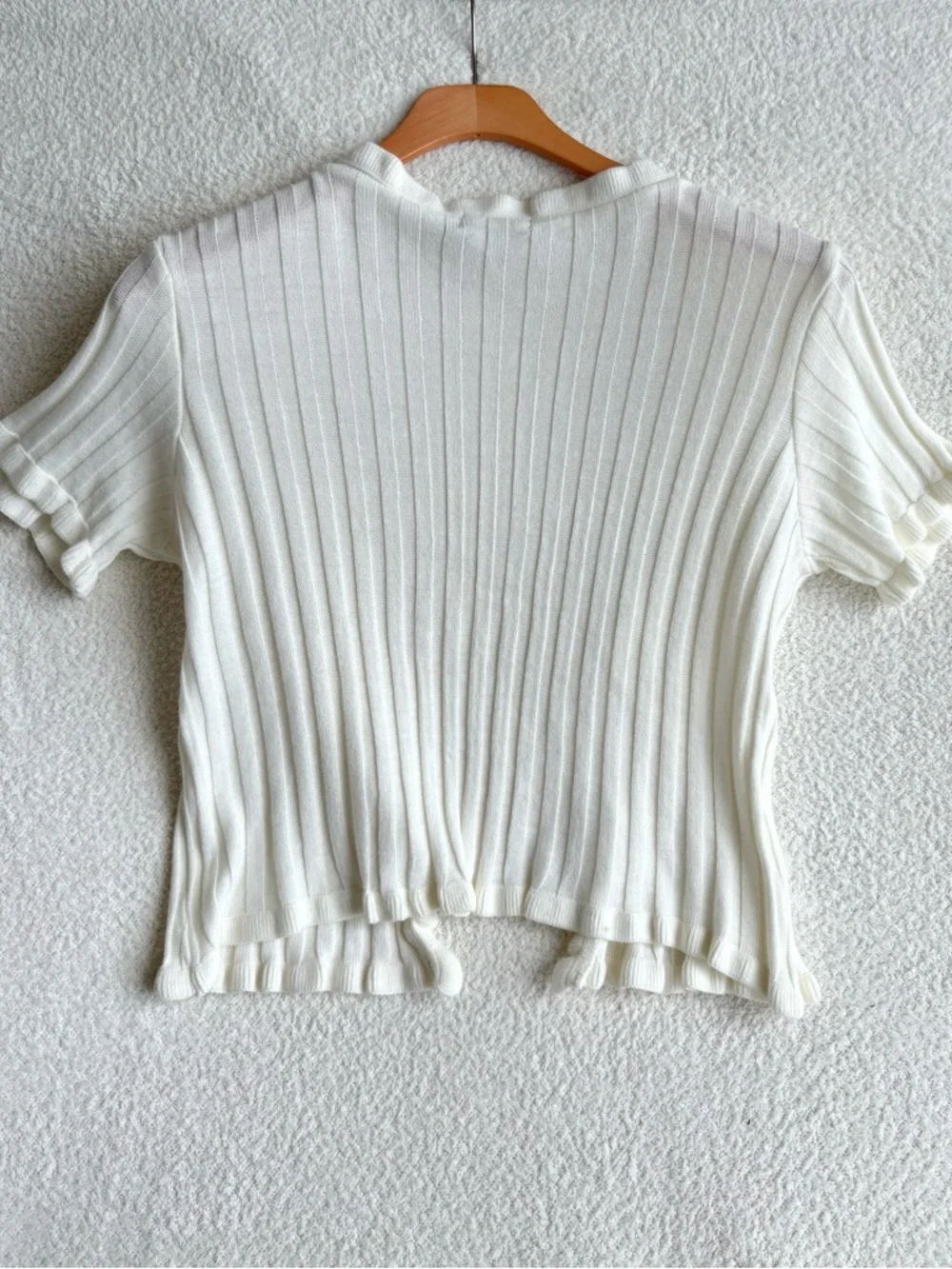 NASTY GAL Ruffle Cardigan - Picture 4 of 4